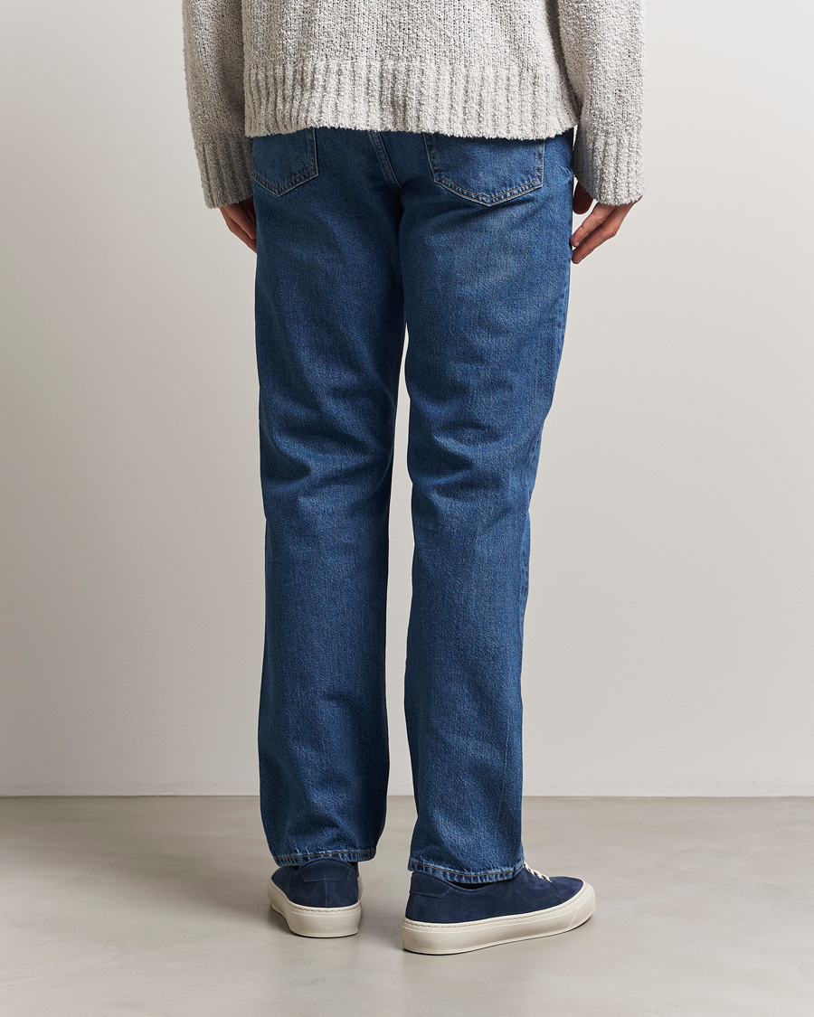 Herren | Jeans | J.Lindeberg | Cody Washed Reg Jeans Mid Blue