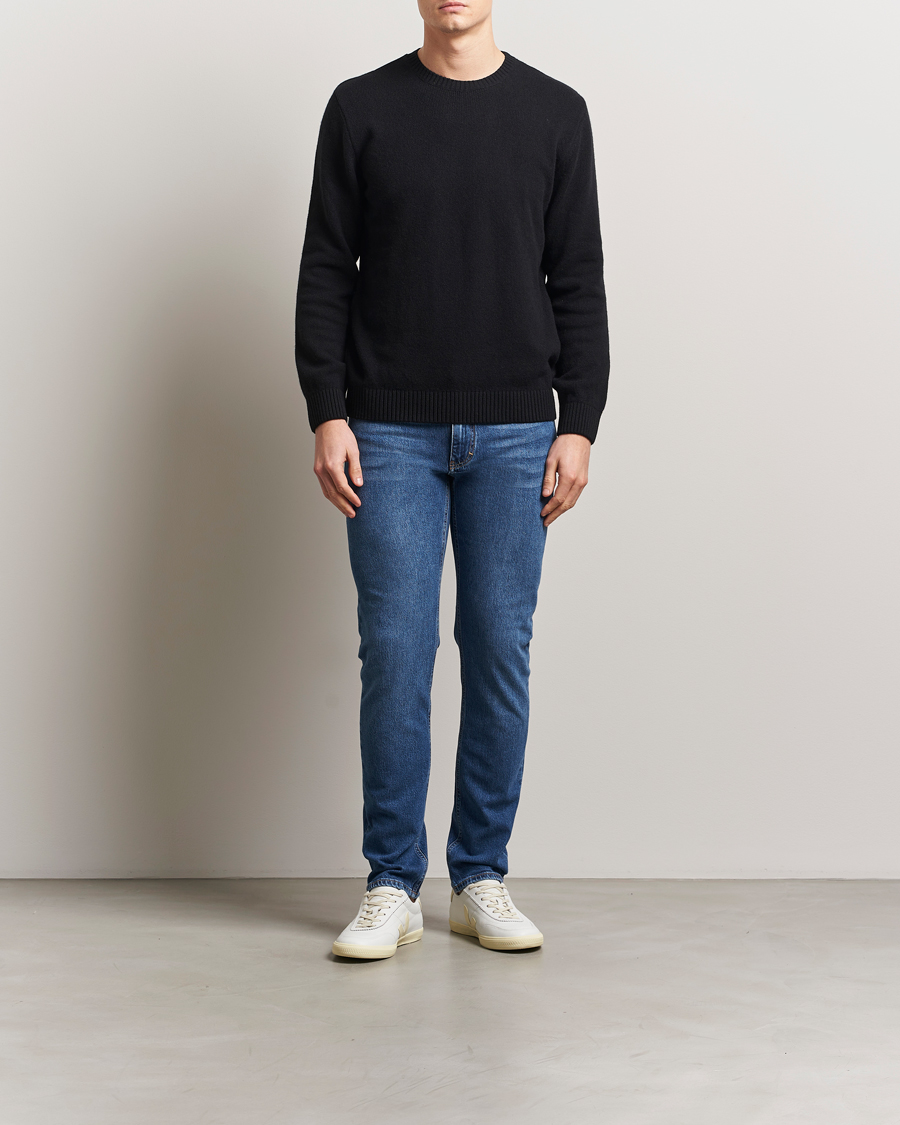 Herren | Jeans | J.Lindeberg | Jax Washed Slim Jeans Mid Blue