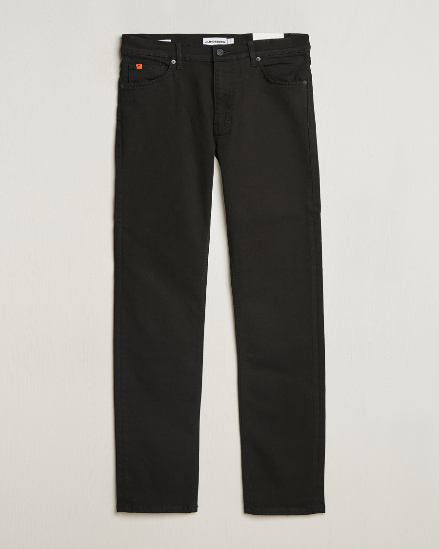 Herren | Jeans | J.Lindeberg | Jax Washed Slim Jeans Black