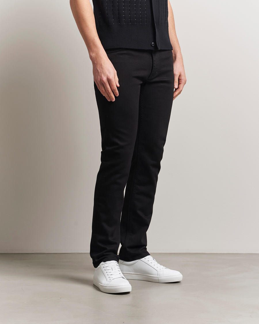 Herren | Jeans | J.Lindeberg | Jax Washed Slim Jeans Black