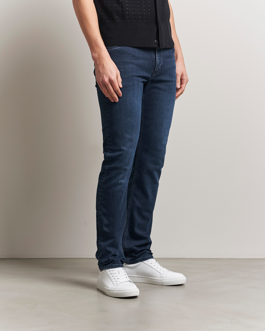 Herren | Jeans | J.Lindeberg | Jax Washed Slim Jeans Dark Blue
