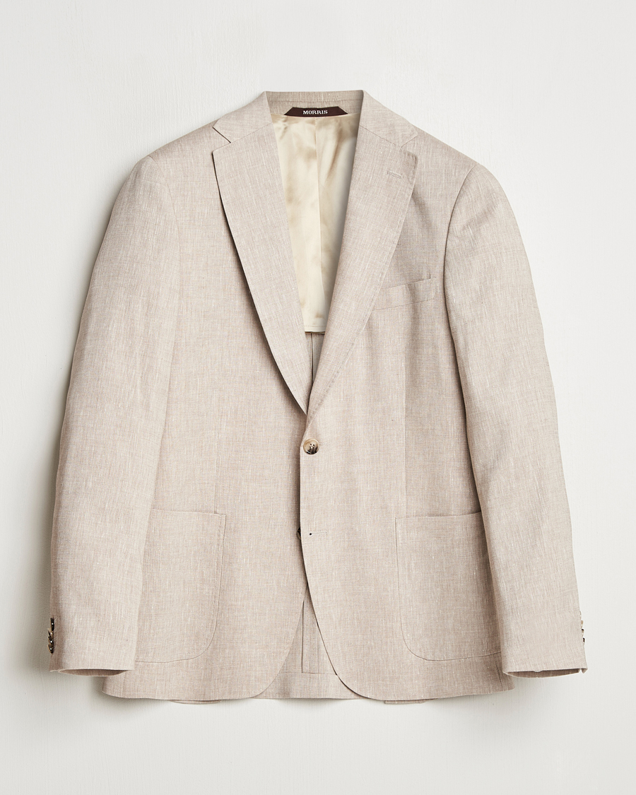 Herren | Sakkos | Morris Heritage | Linen Suit Blazer Beige