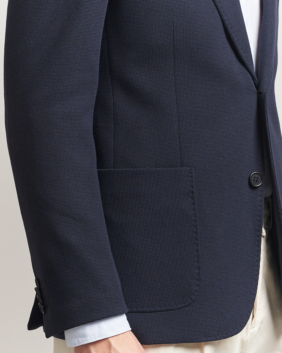 Herren | Sakkos | Morris Heritage | Cotton Jersey Blazer Navy