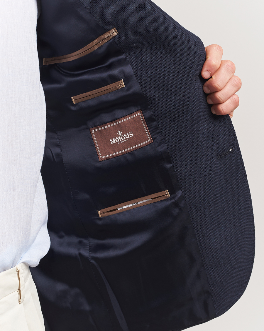 Herren | Sakkos | Morris Heritage | Cotton Jersey Blazer Navy