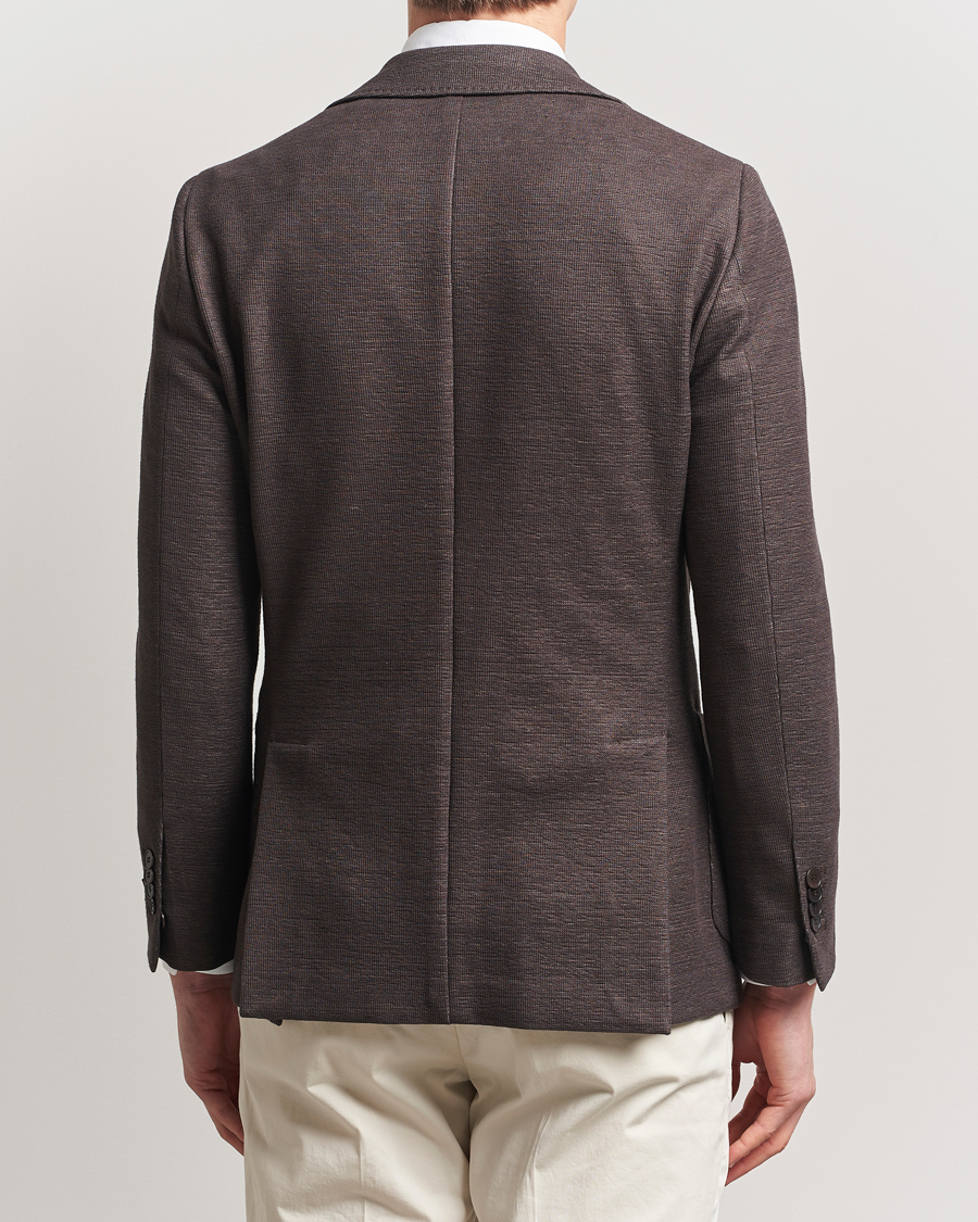 Herren | Sakkos | Morris Heritage | Jersey Linen Jacket Brown