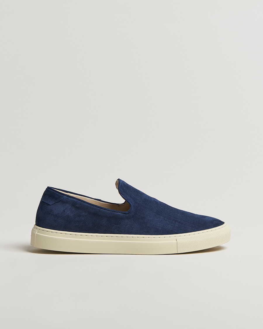 Herren | Loafer | CQP | Jetty Suede Sneaker Loafer Washed Navy