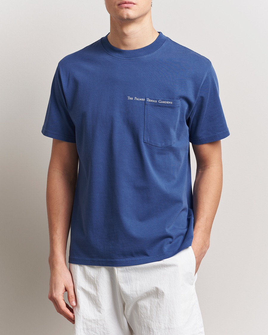 Herren | T-Shirts | Palmes | Garden Pocket T-Shirt Dark Blue