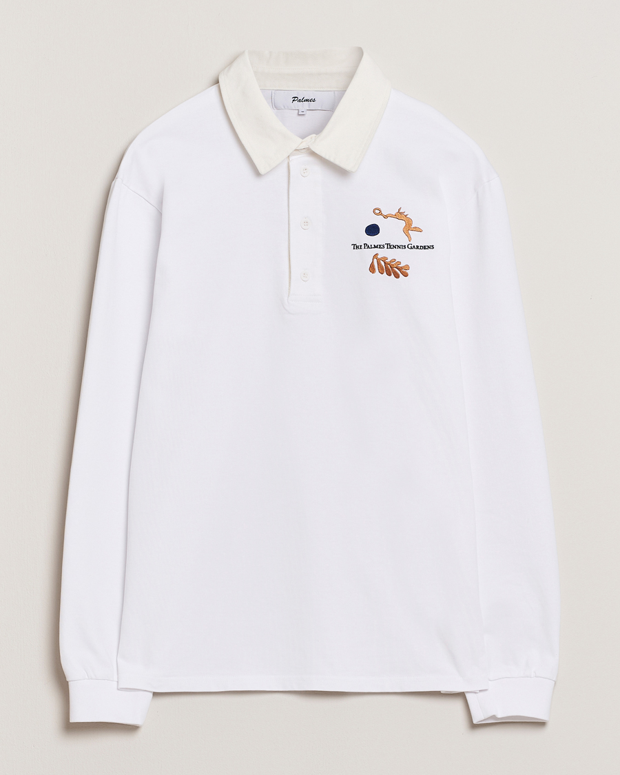 Herren | Pullover | Palmes | Garden Rugby Shirt White