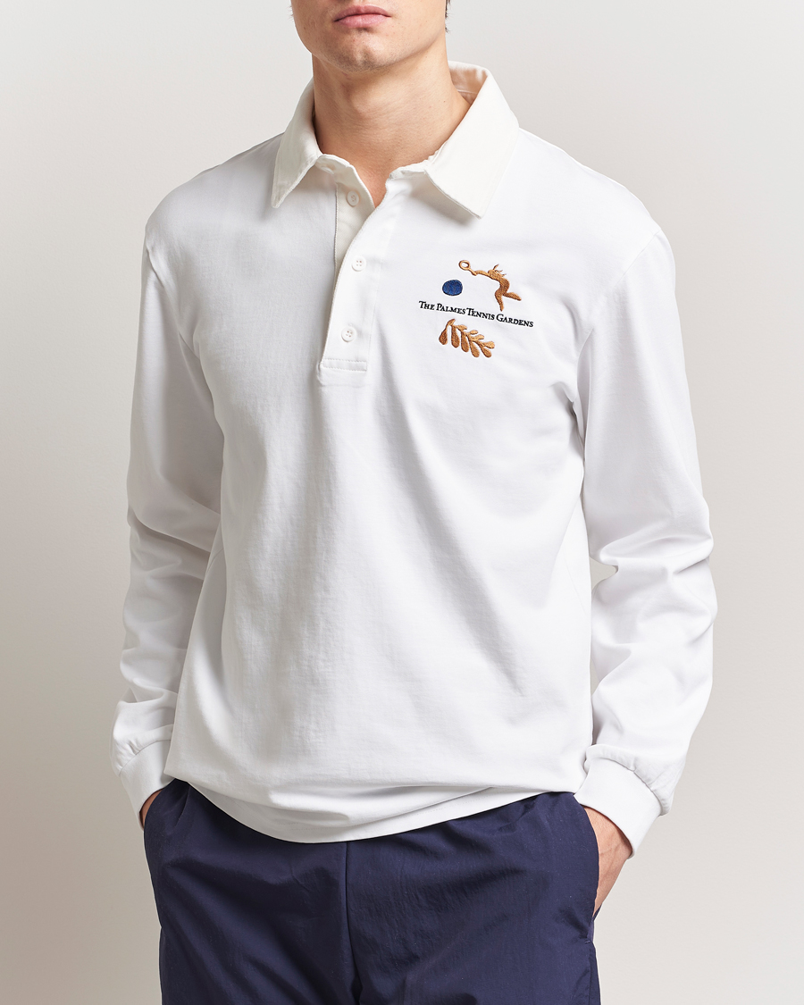 Herren | Pullover | Palmes | Garden Rugby Shirt White
