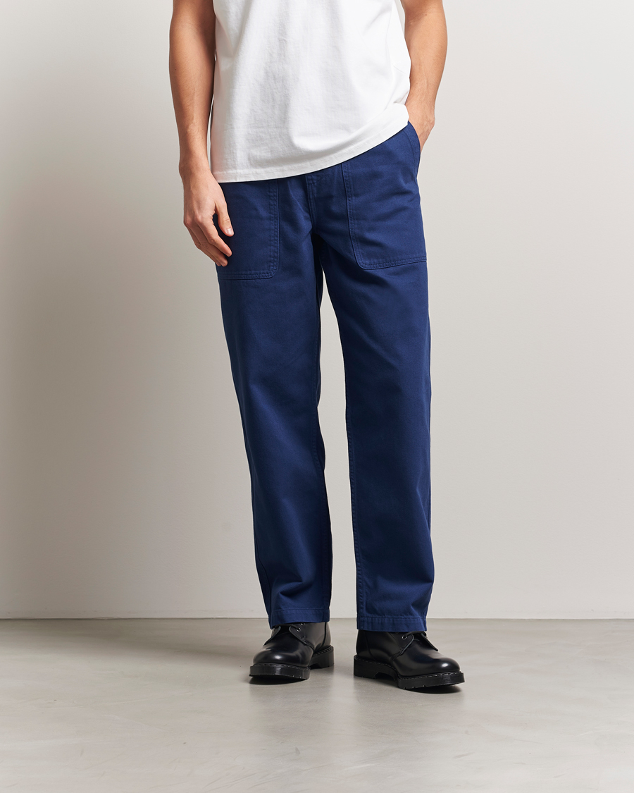 Herren | Hosen | Palmes | Twill Cotton Pants Dark Blue