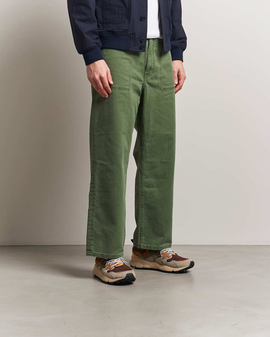Herren | Sneaker | Flower Mountain | Yamano 3 Suede/Nylon Sneaker Olive