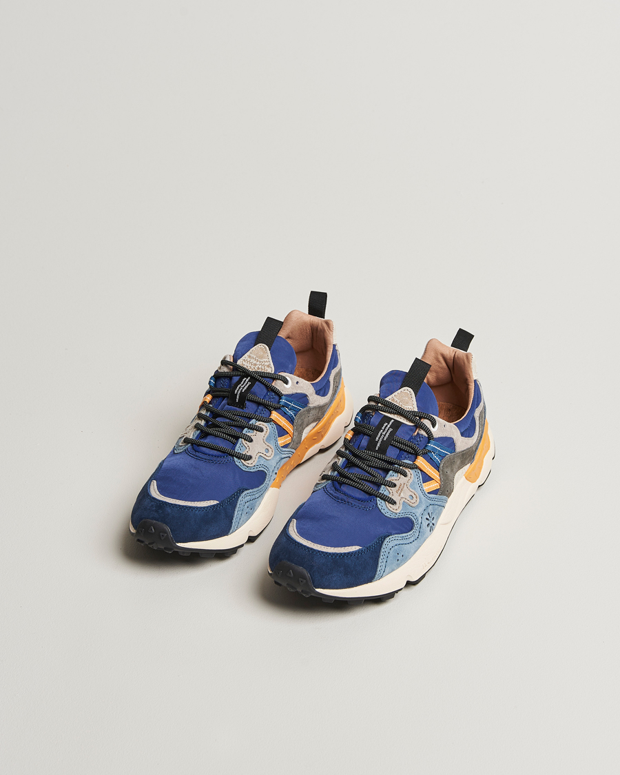 Herren | Sneaker | Flower Mountain | Yamano 3 Suede/Nylon Sneaker Mixed Blue