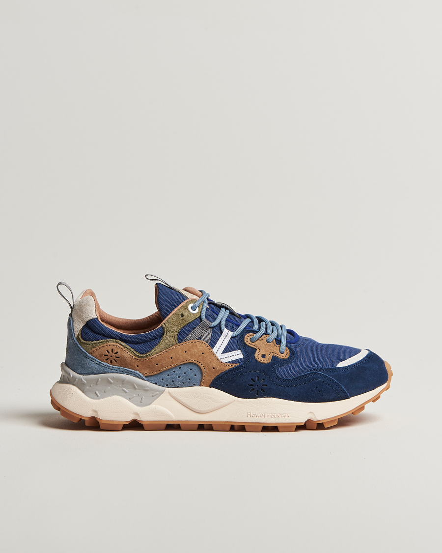 Herren | Sneaker | Flower Mountain | Yamano 3 Suede/Canvas Sneaker Navy