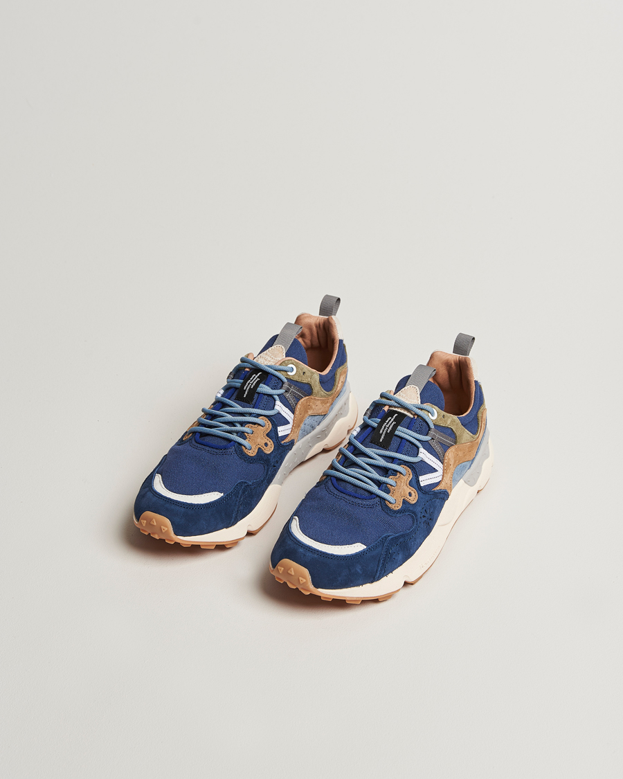 Herren | Sneaker | Flower Mountain | Yamano 3 Suede/Canvas Sneaker Navy