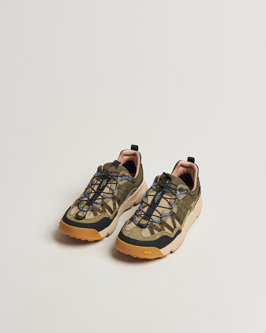 Herren | Business & Beyond | Flower Mountain | Iwano 2 Suede/Nylon Trail Sneaker Green