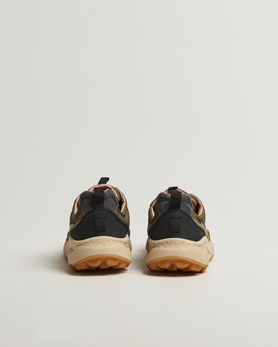 Herren | Business & Beyond | Flower Mountain | Iwano 2 Suede/Nylon Trail Sneaker Green