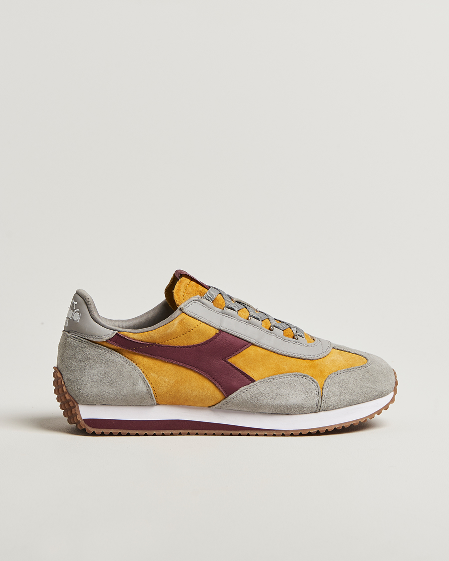 Herren | Sneaker | Diadora | Equipe 75 Running Sneaker Grey/Yellow
