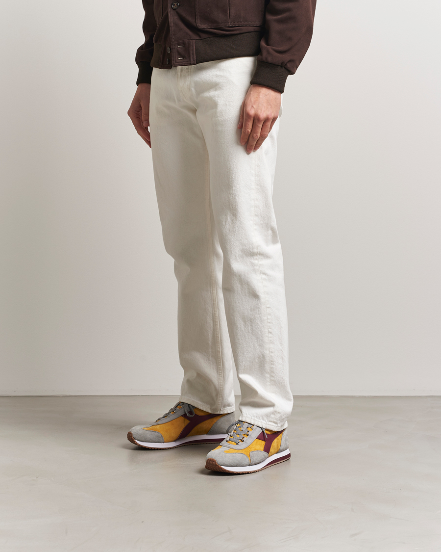 Herren | Sneaker | Diadora | Equipe 75 Running Sneaker Grey/Yellow
