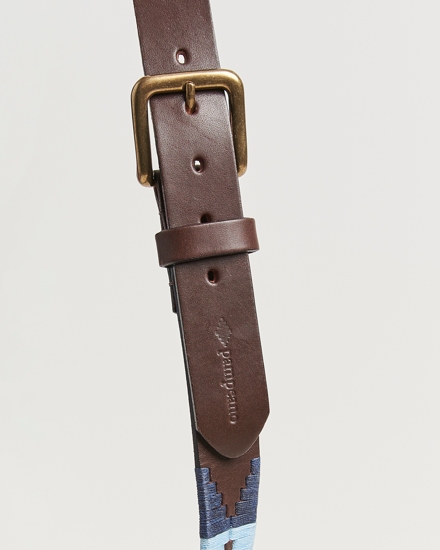 Herren | Gürtel | Pampeano | Multi Hand Stitched Classic Leather Belt 3,5cm