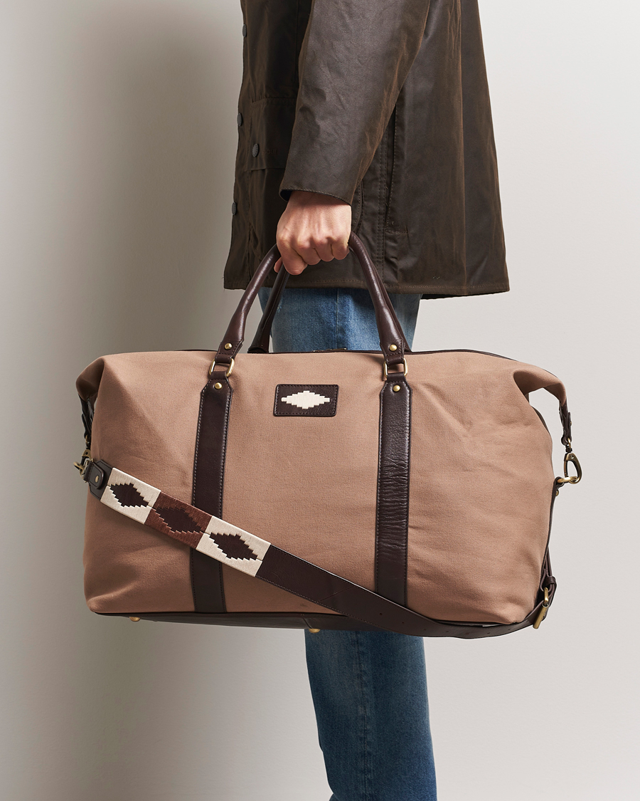Herren | Taschen | Pampeano | Cabballero Large Canvas Weekend Bag Khaki