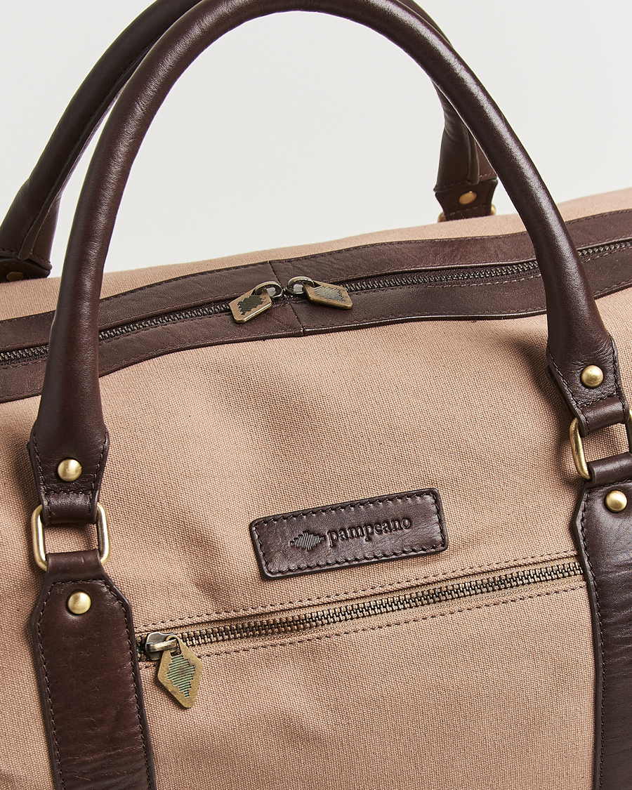 Herren | Taschen | Pampeano | Cabballero Large Canvas Weekend Bag Khaki