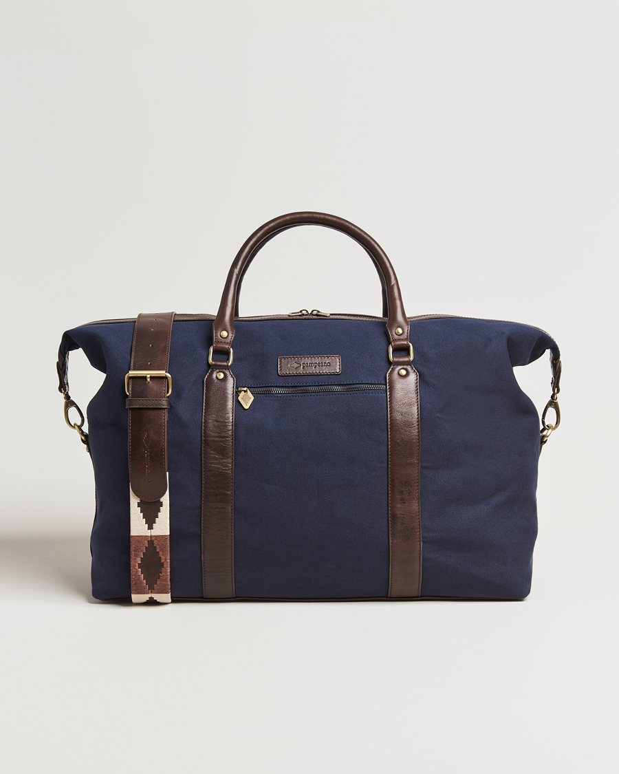 Herren | Taschen | Pampeano | Cabballero Large Canvas Weekend Bag Navy