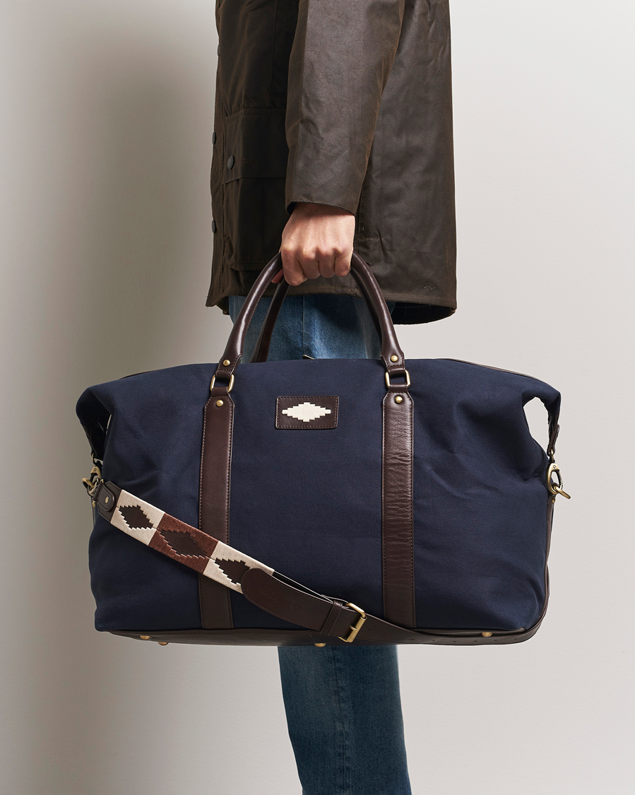 Herren | Taschen | Pampeano | Cabballero Large Canvas Weekend Bag Navy
