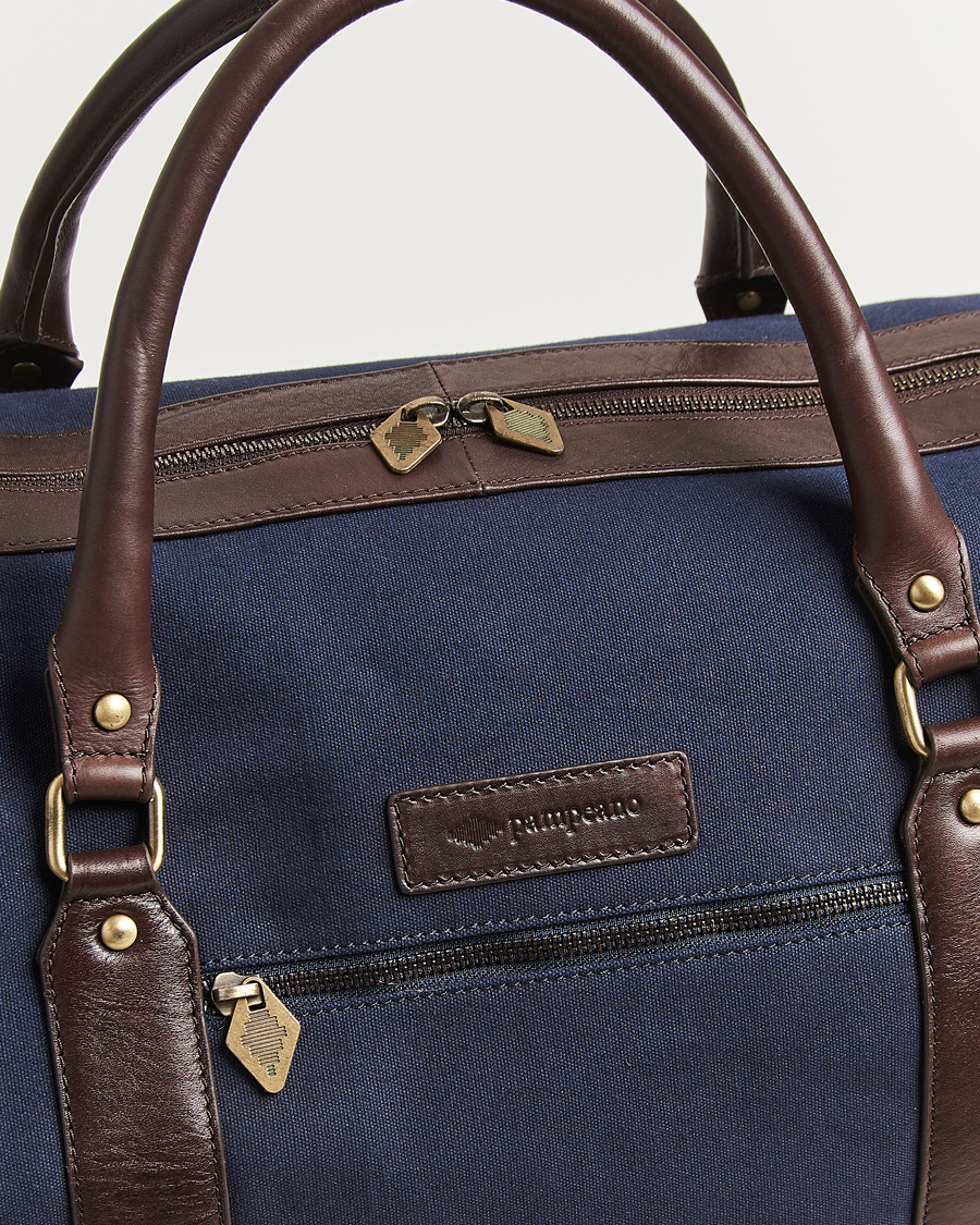 Herren | Taschen | Pampeano | Cabballero Large Canvas Weekend Bag Navy