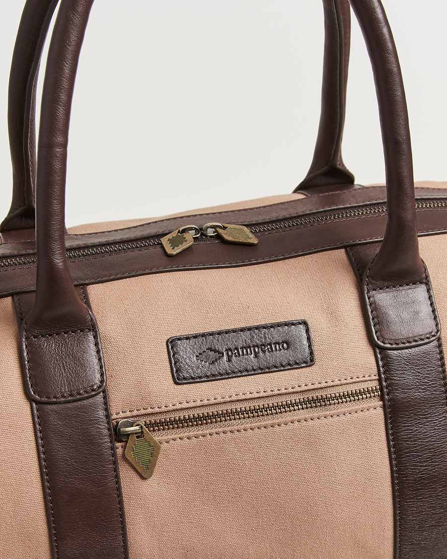 Herren | Taschen | Pampeano | Varon Small Canvas Weekend Bag Khaki