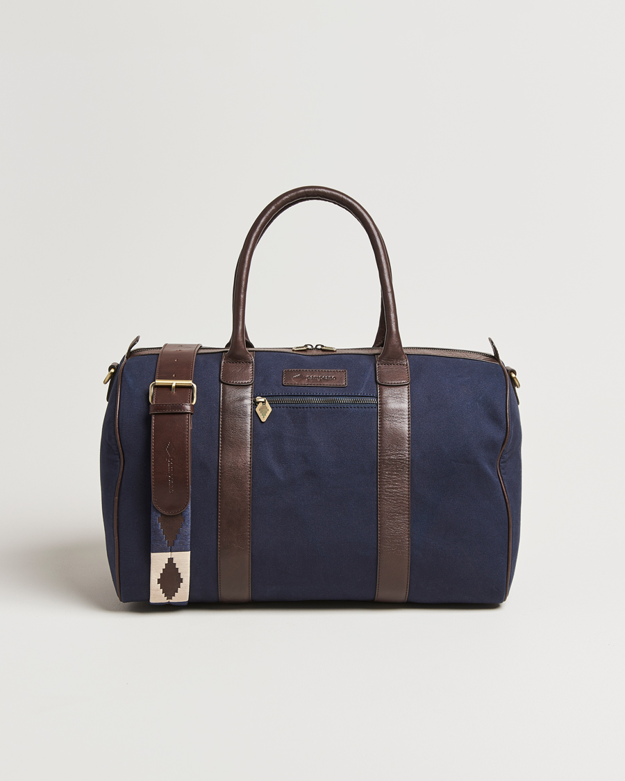 Herren | Taschen | Pampeano | Varon Small Canvas Weekend Bag Navy