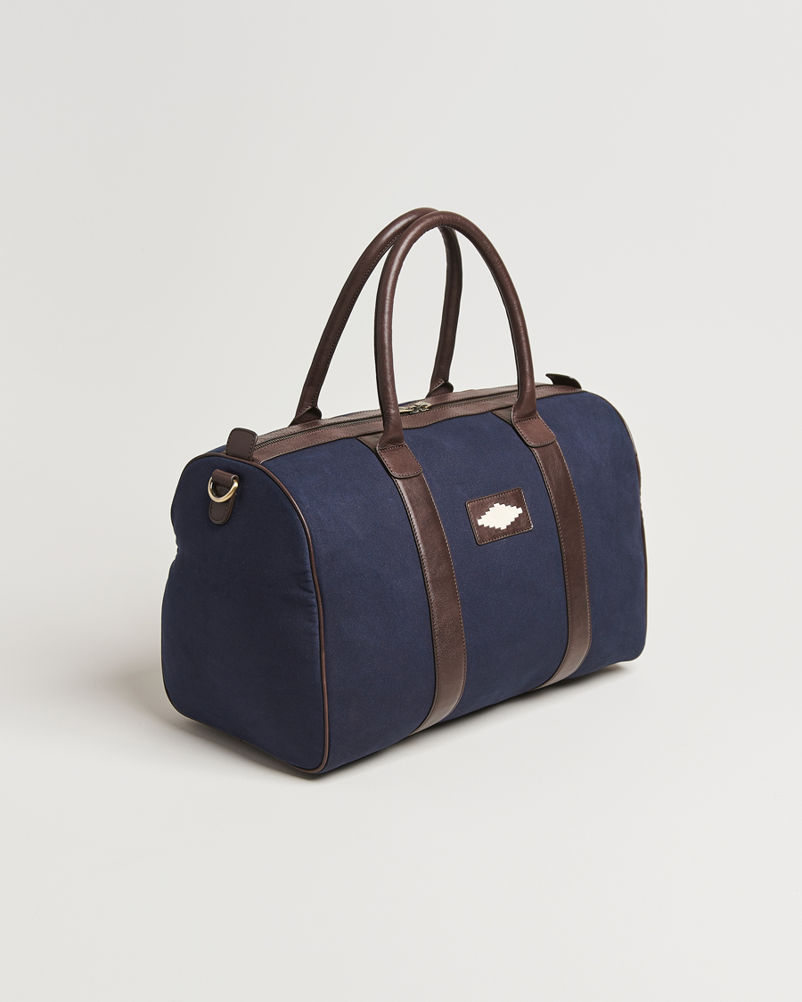 Herren | Taschen | Pampeano | Varon Small Canvas Weekend Bag Navy
