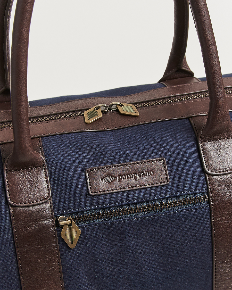 Herren | Taschen | Pampeano | Varon Small Canvas Weekend Bag Navy