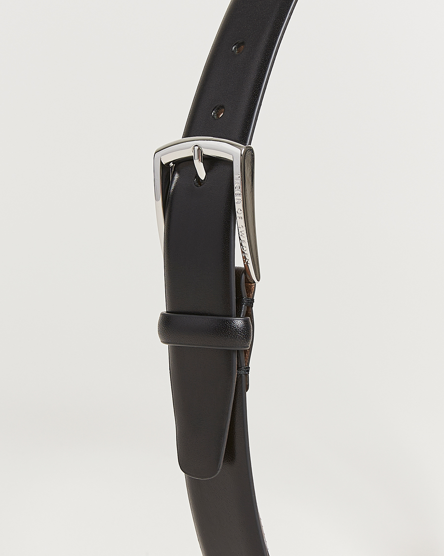 Herren | Gürtel | Tiger of Sweden | Asenby Leather 3 cm Belt Black