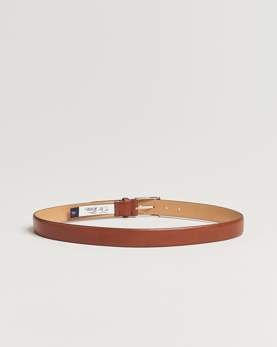 Herren | Gürtel | Tiger of Sweden | Asenby Leather 3 cm Belt Cognac