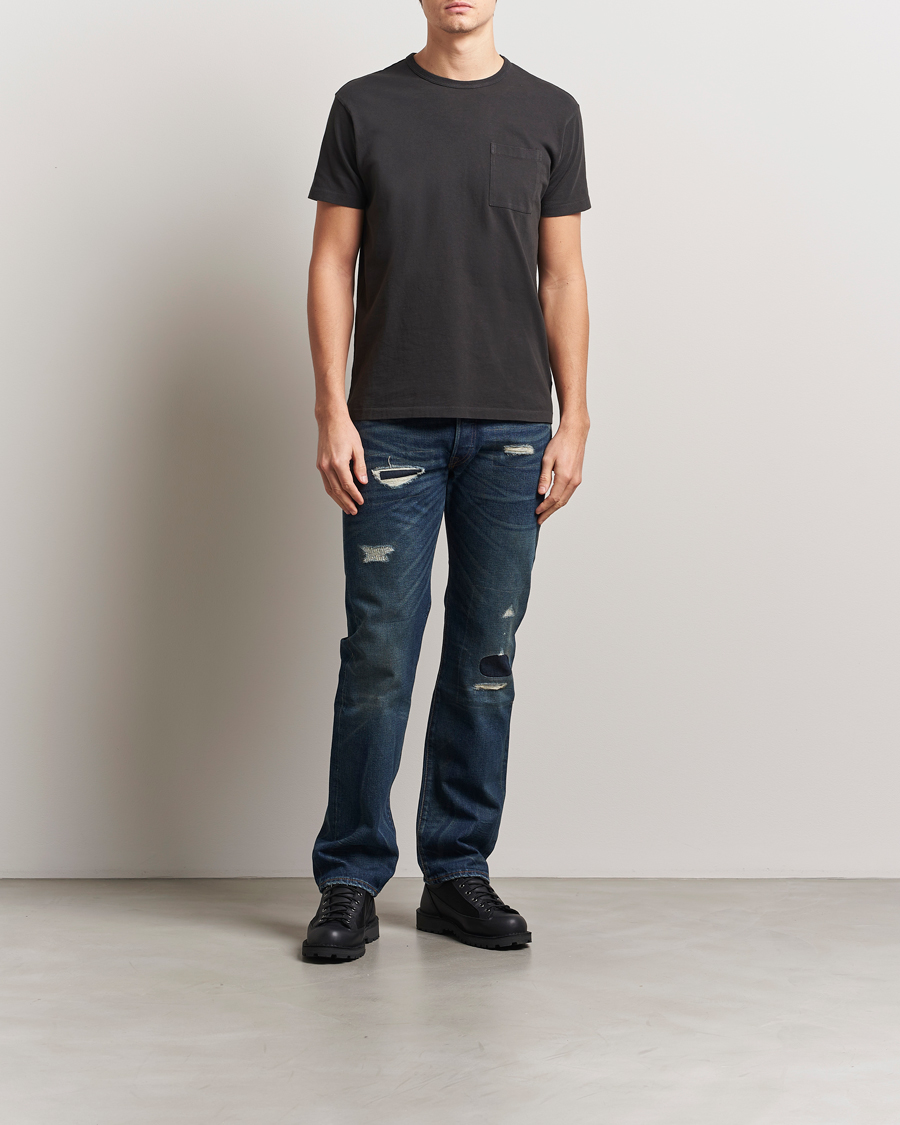 Herren | T-Shirts | RRL | 2-Pack Pocket Tee Black