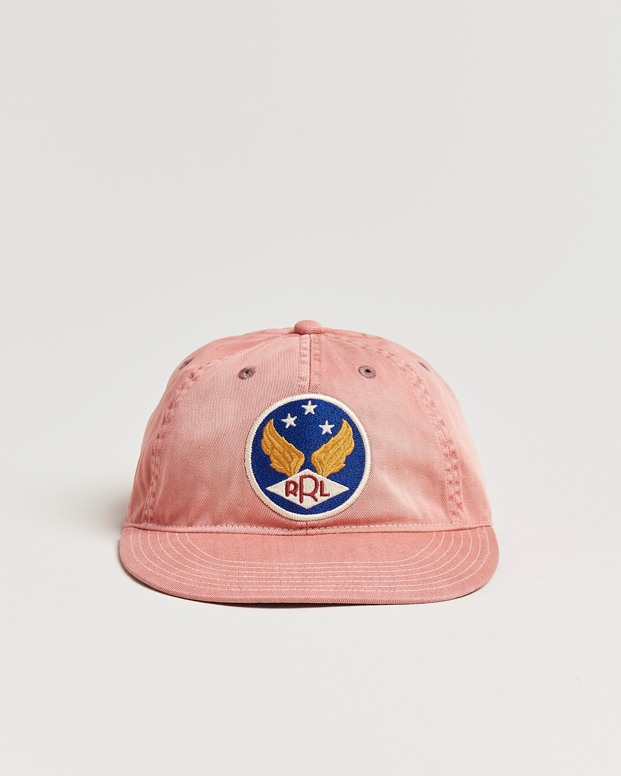 Herren | RRL Garment Dyed Ball Cap Faded Red | RRL | Garment Dyed Ball Cap Faded Red
