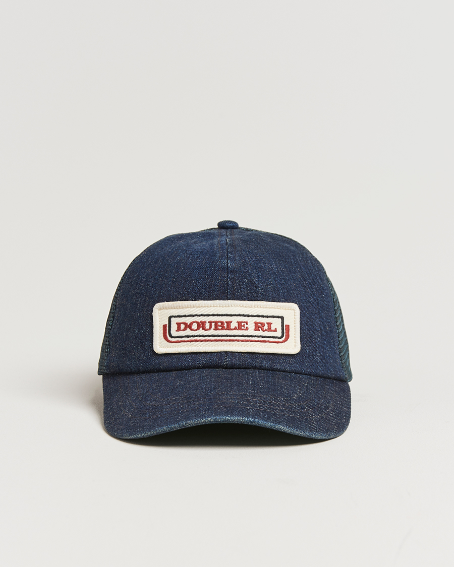 Herren | RRL Mesh Trucker Cap Indigo | RRL | Mesh Trucker Cap Indigo