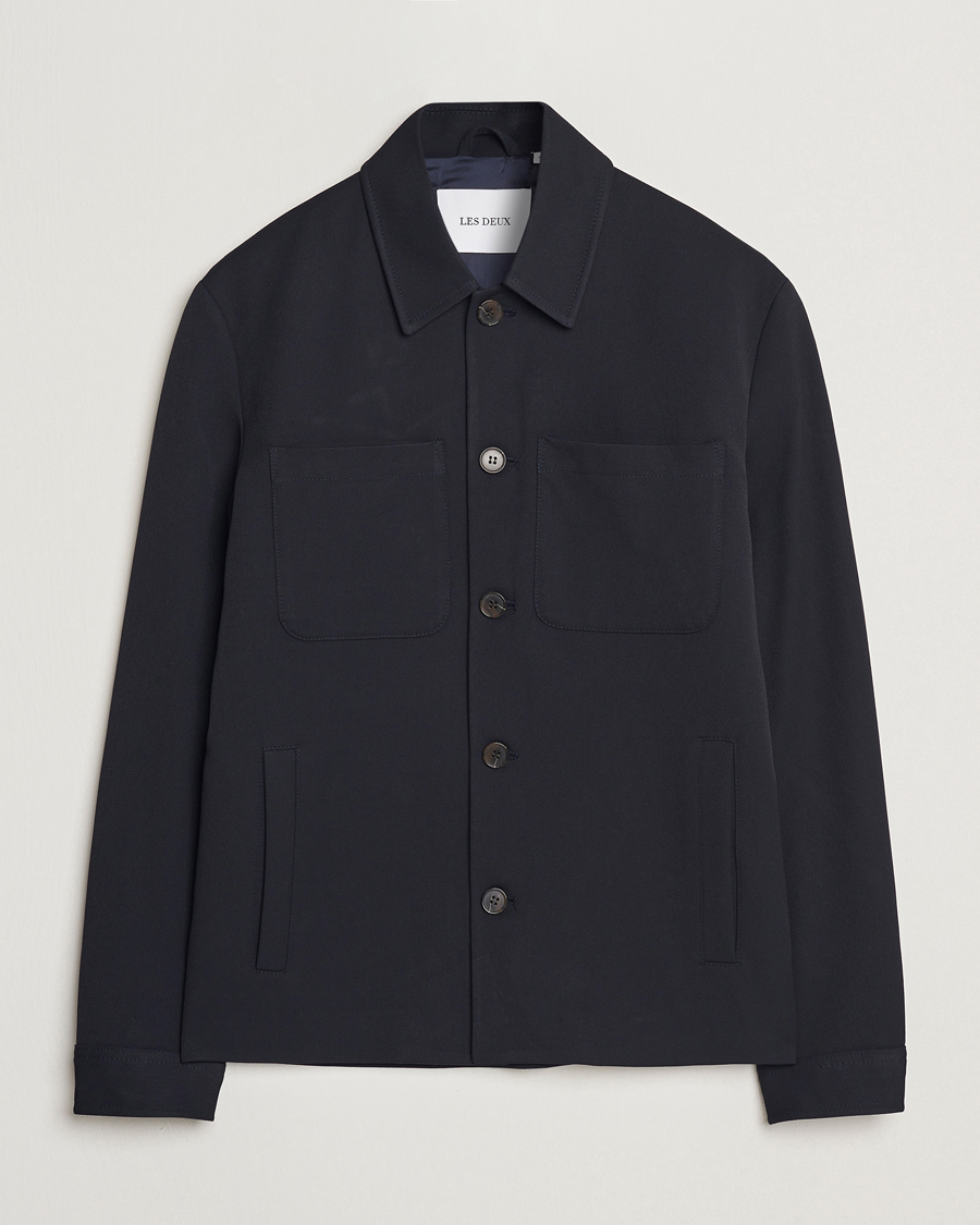 Herren | Hemden | LES DEUX | Marsielle Hybrid Jacket Dark Navy