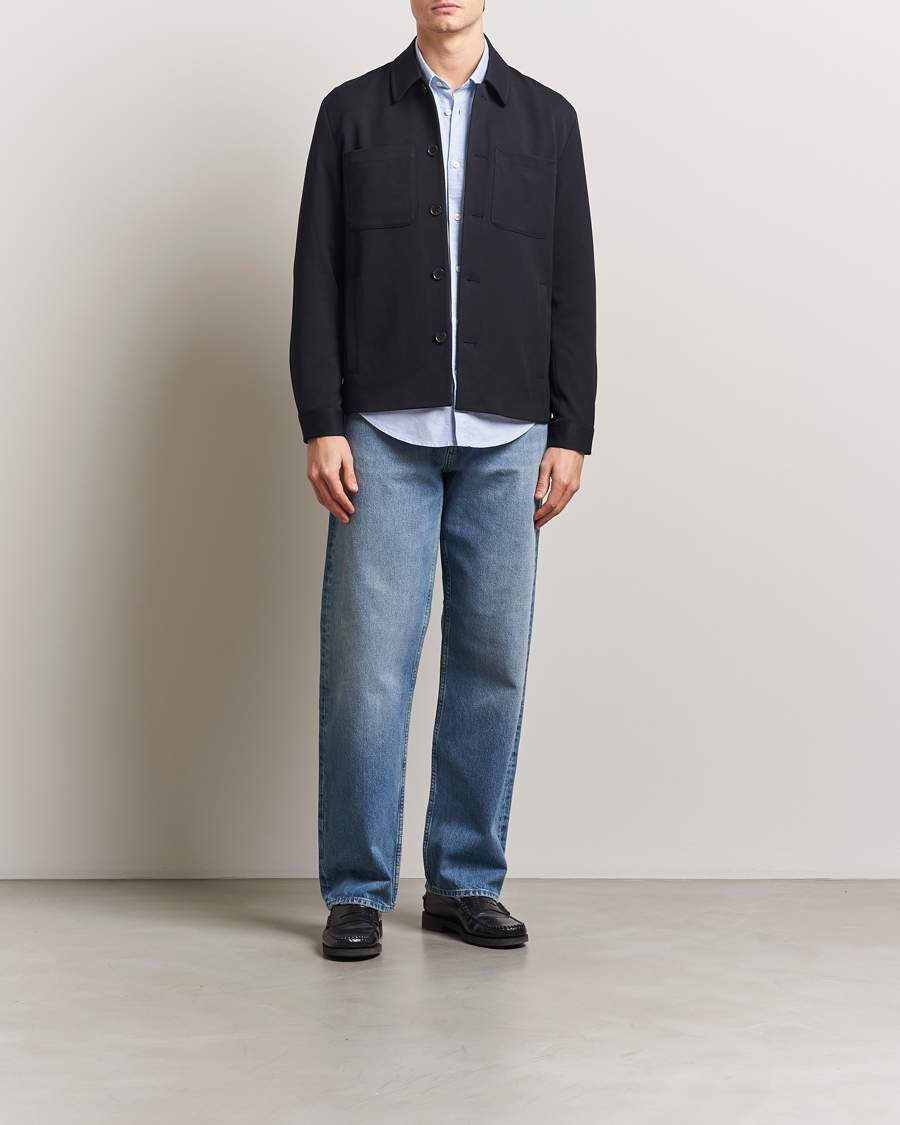 Herren | Hemden | LES DEUX | Marsielle Hybrid Jacket Dark Navy