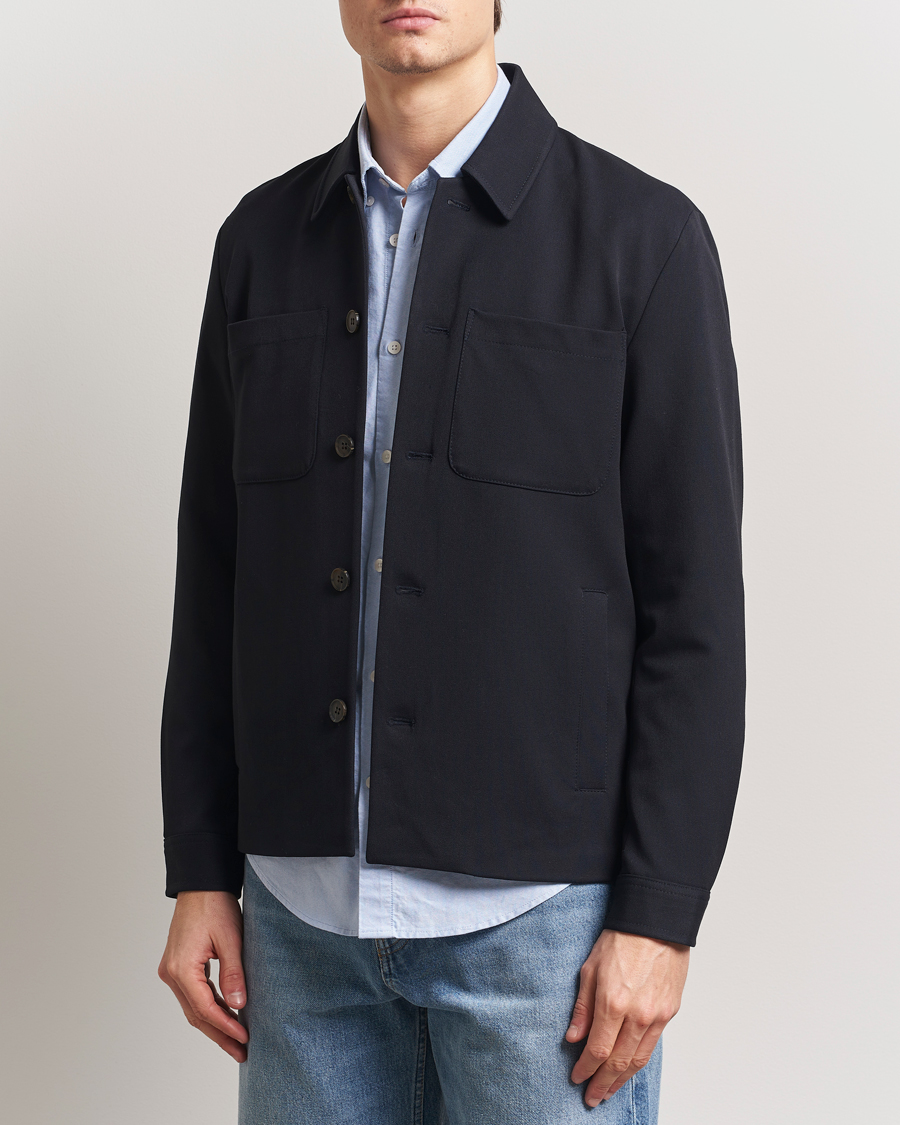 Herren | Hemden | LES DEUX | Marsielle Hybrid Jacket Dark Navy