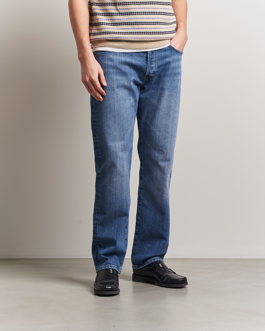 Herren | Jeans | Jeanerica | CM002 Classic Jeans Ring Spun Mid Blue