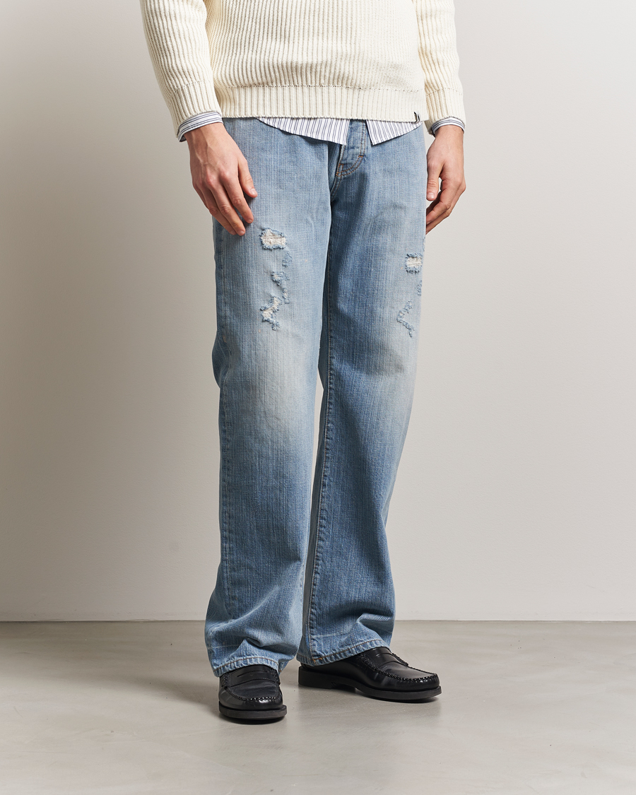 Herren | Jeans | Jeanerica | VM009 Vega Jeans Light Blue Righe