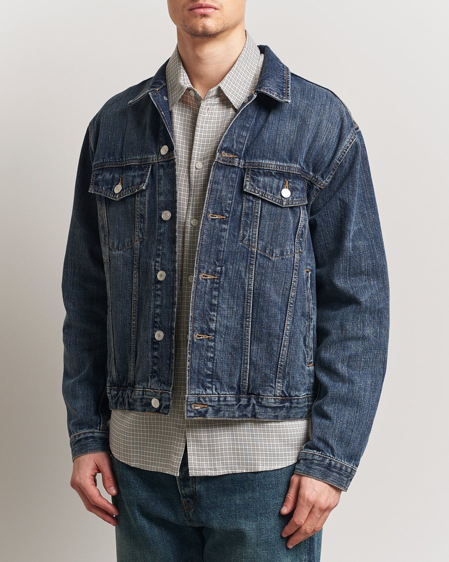 Herren | Jacken | Jeanerica | Joe Denim Jacket Dark Blue Righe