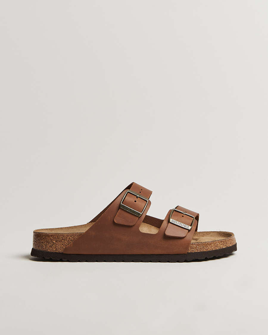 Herren | Sandalen & Pantoletten | BIRKENSTOCK | Arizona Classic Footbed Cognac Oiled Leather