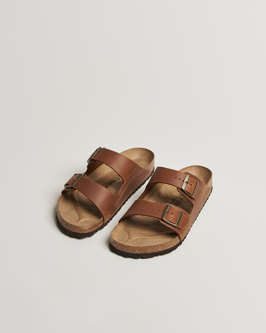 Herren | Sandalen & Pantoletten | BIRKENSTOCK | Arizona Classic Footbed Cognac Oiled Leather