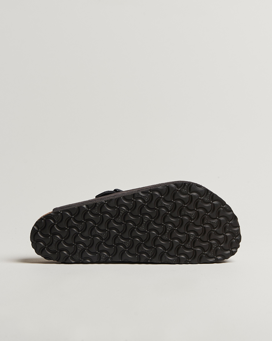 Herren | Sandalen & Pantoletten | BIRKENSTOCK | Boston Classic Footbed Velvet Grey Suede