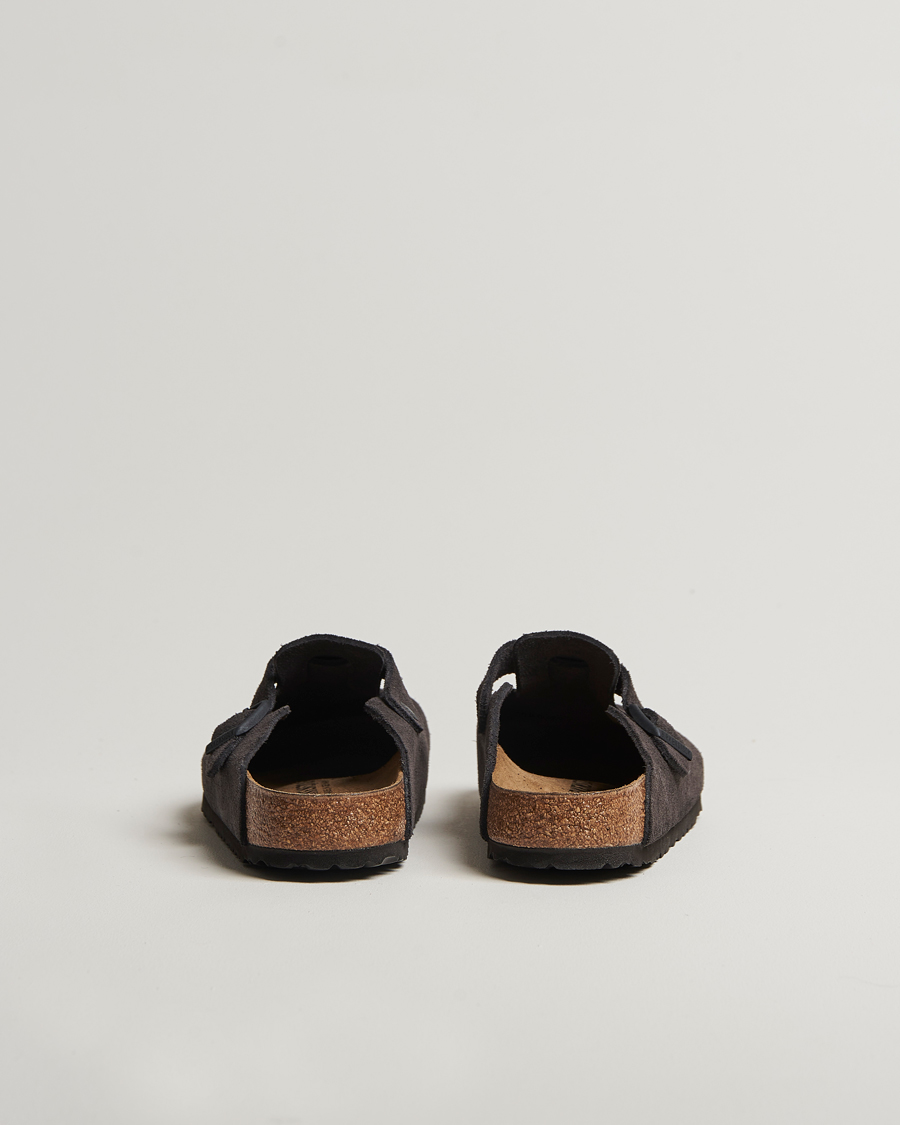 Herren | Sandalen & Pantoletten | BIRKENSTOCK | Boston Classic Footbed Velvet Grey Suede