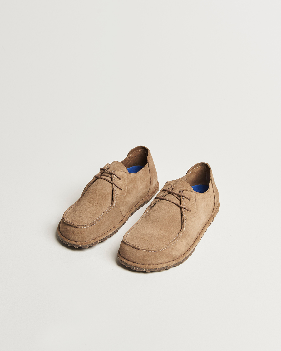 Herren | Loafer | BIRKENSTOCK | Utti Lace Suede Loafer Gray Taupe
