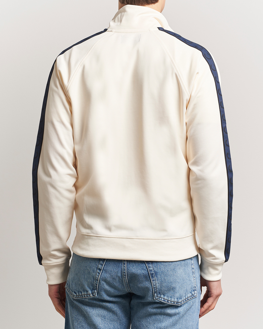Herren | Pullover | Fred Perry | Taped Track Jacket Ecru