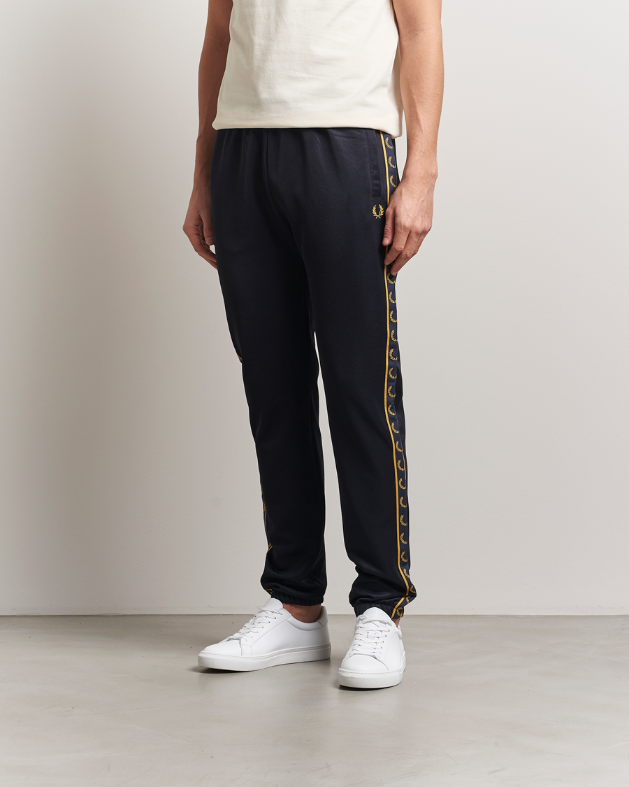 Herren | Hosen | Fred Perry | Taped Track Pants Navy